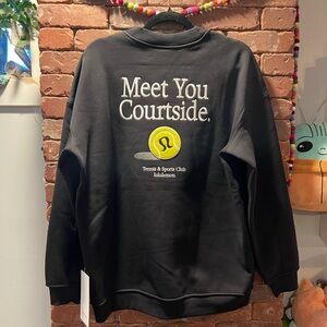 NEW lululemon athletica Black Crewneck Sweater